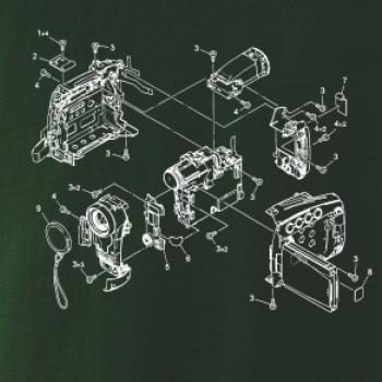 Nákres videokamera stará