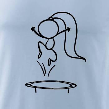 Skákající holčička