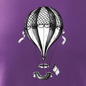 Horkovzdušný balón  kreslený Horkovzdušný balón  kreslený