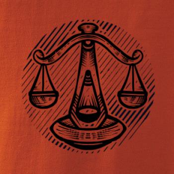 Váhy čárkovaný kruh