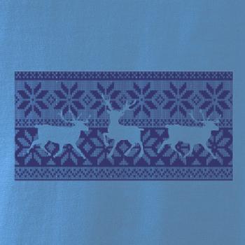 Jelen ve vánočním vzoru