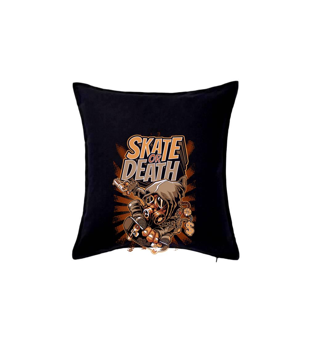 Skate or death plynová maska - Polštář 50x50