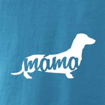 Jezevčík krátkosrstý máma obrys