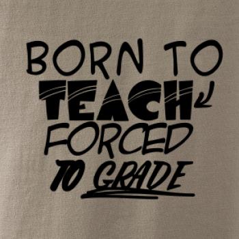Born to teach forced to grade