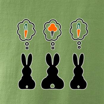 Králici přemýšlí, co by sežrali