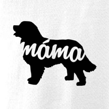 Bernský salašnický pes máma obrys