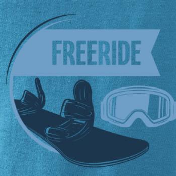 Freeride snowboard kruh