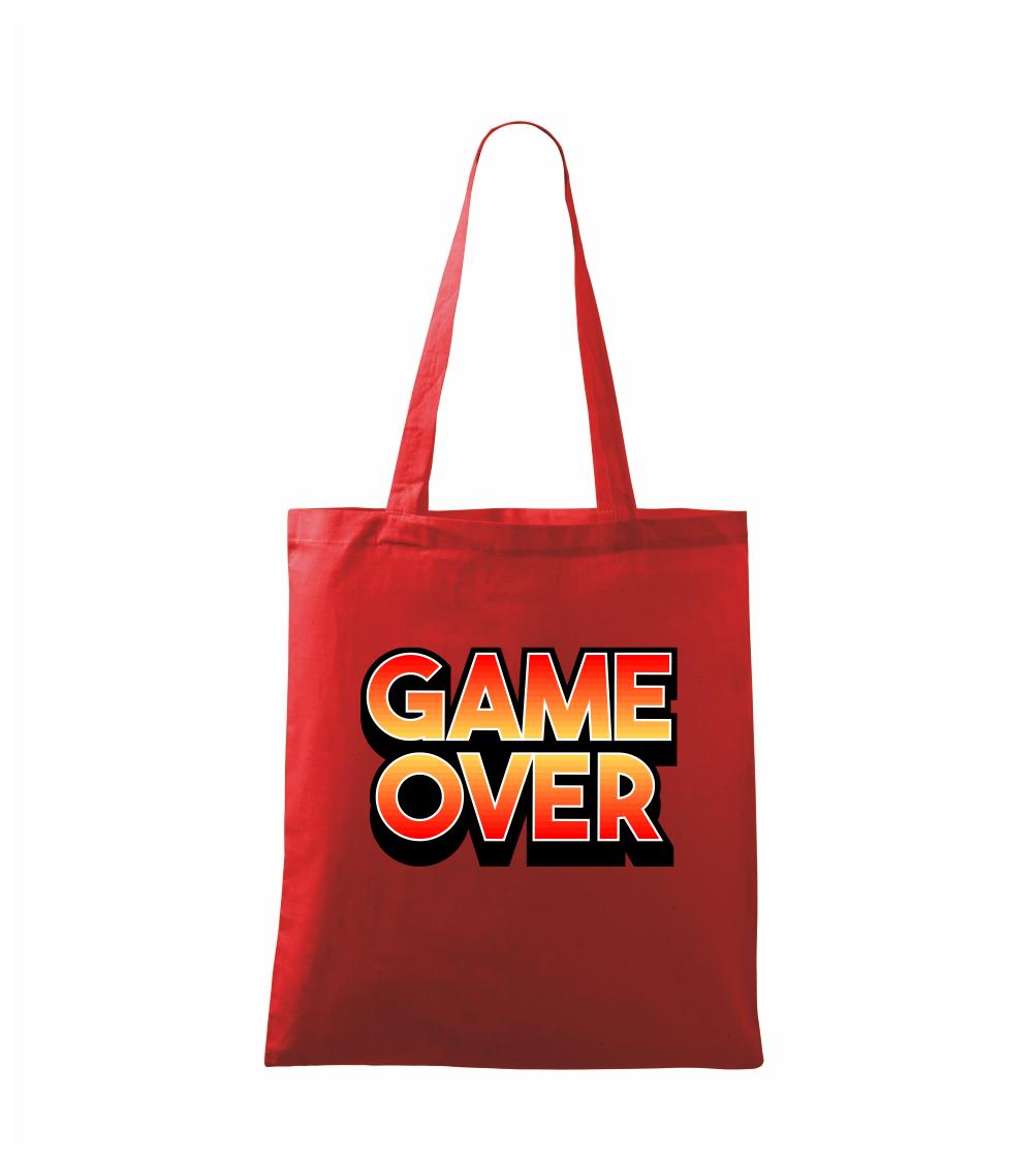 Game over - nápis barevný