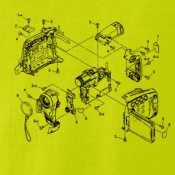 Nákres videokamera stará