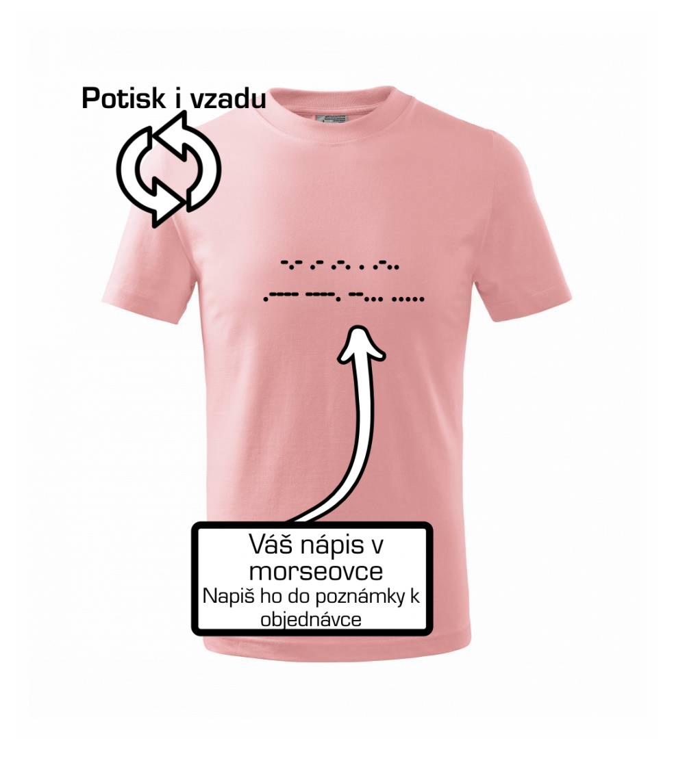 Morseovka - váš nápis