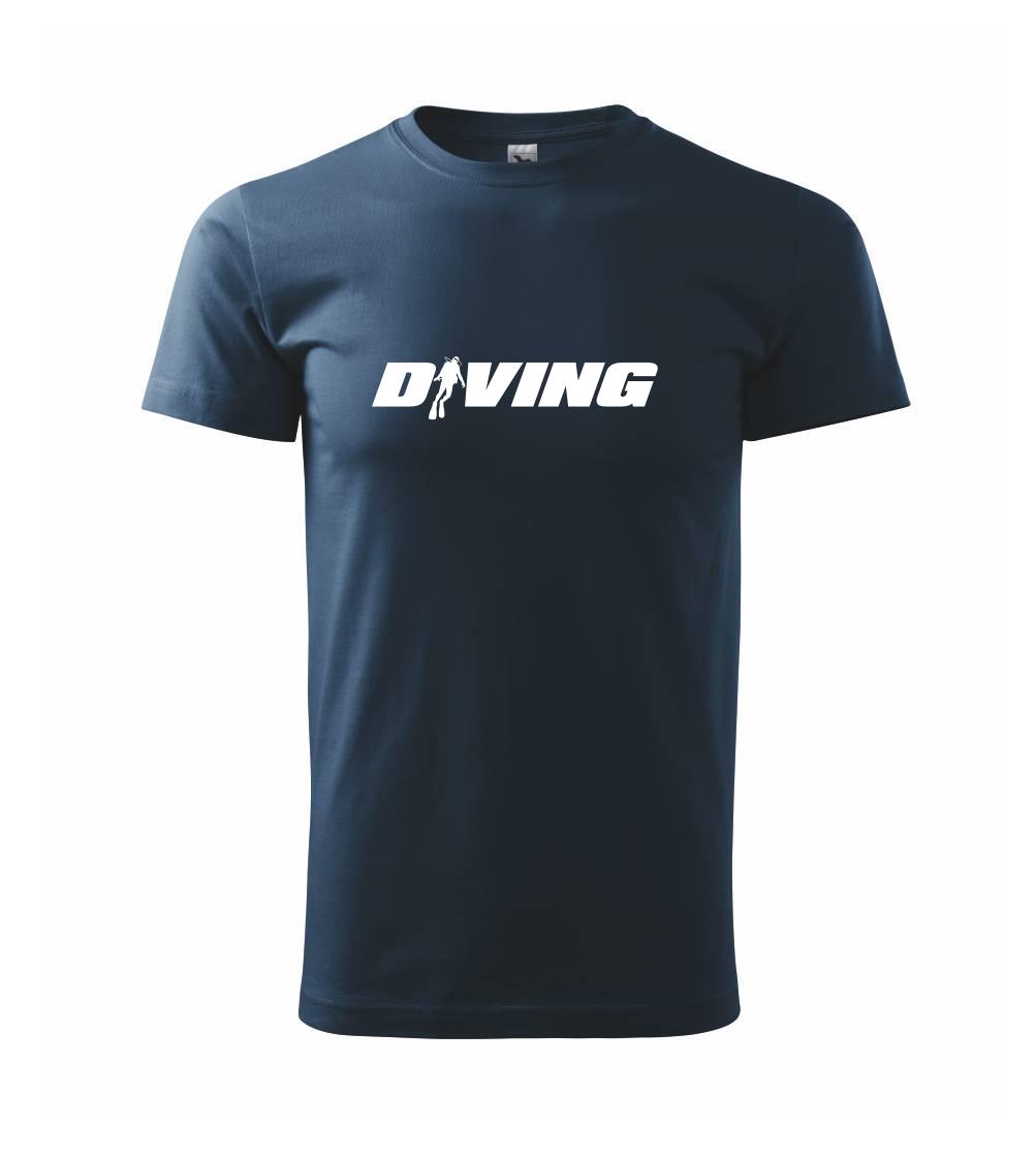Diving nápis potápěč Diving nápis potápěč