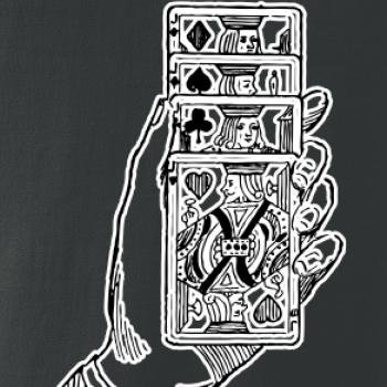 Poker ruka s kartama