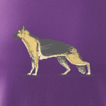 Vintage German shepherd