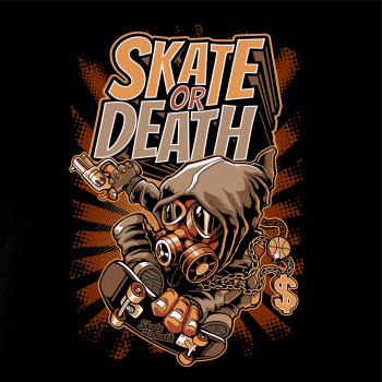 Skate or death plynová maska
