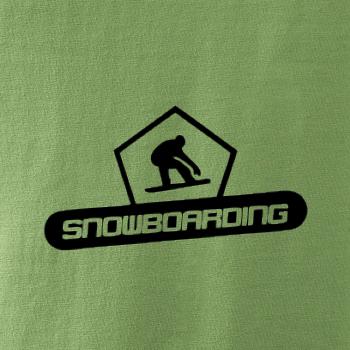 Snowboarding nápis logo