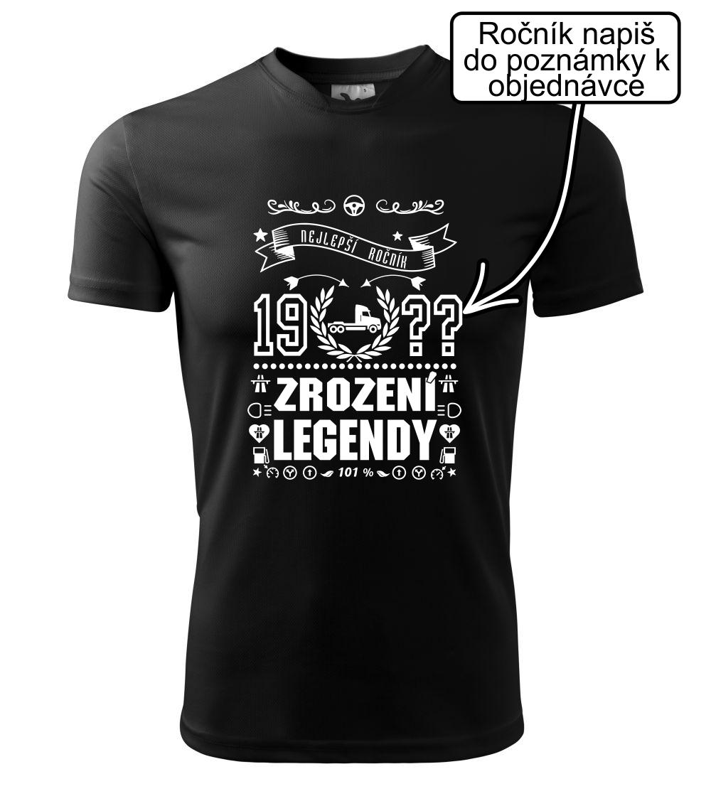 Zrození legendy - pro kamioňáka - Dětské triko Fantasy sportovní (dresovina)