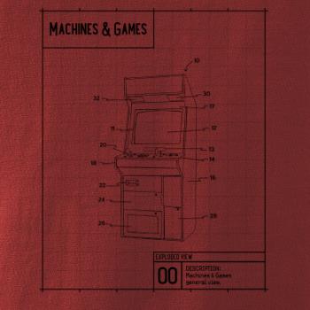 Nákres herní automat zepředu