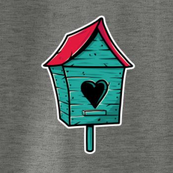 Barevná budka pro ptáky