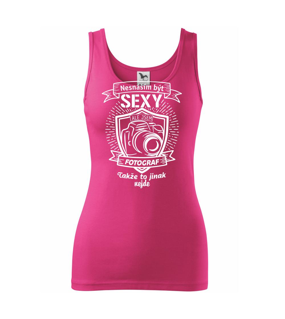 Nesnáším být sexy - Fotograf - Tílko triumph