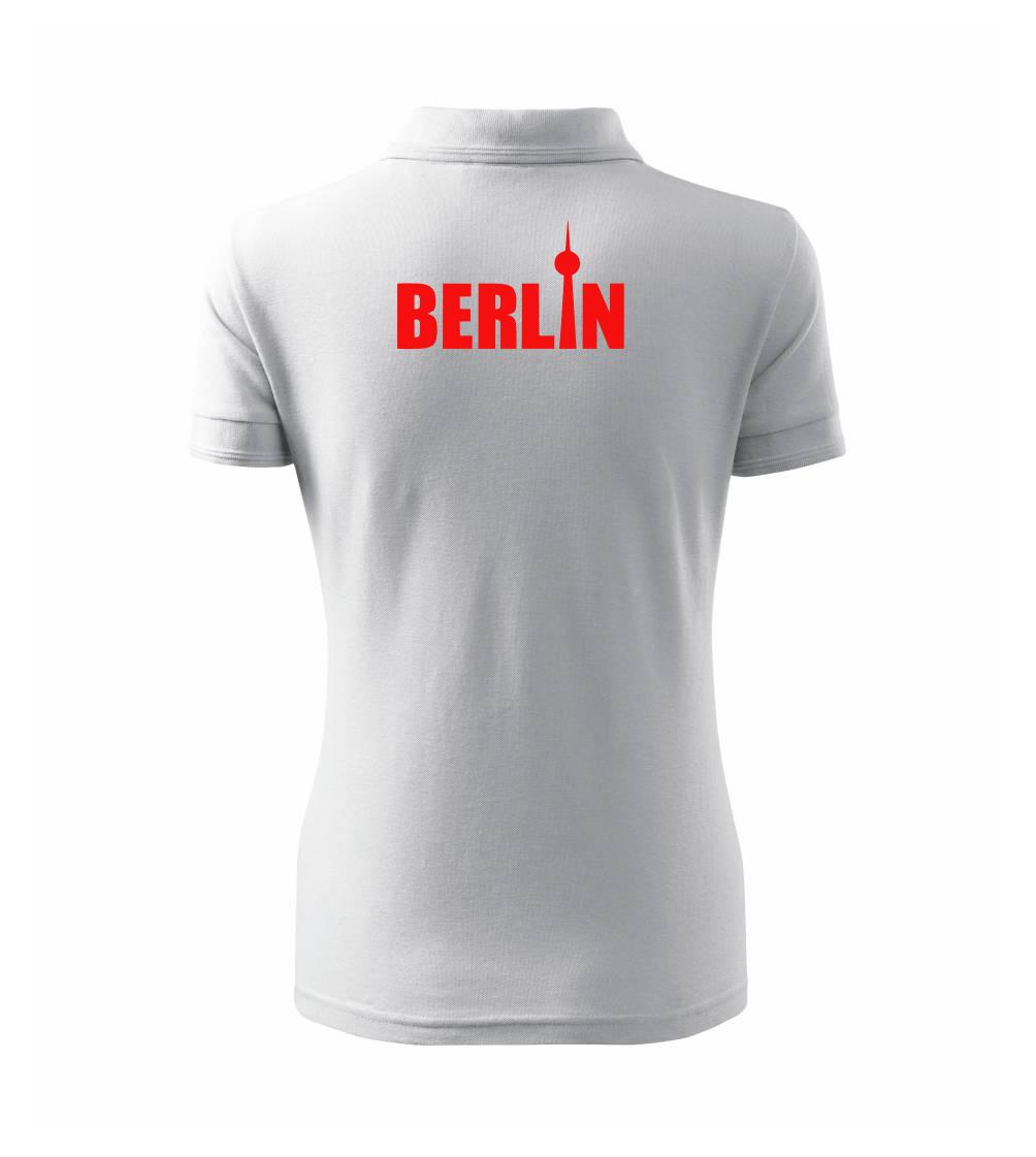 Berlin nápis věž Berliner Fernsehturm