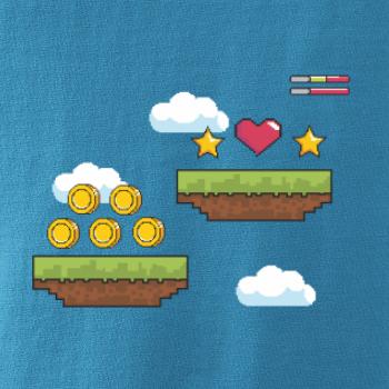 Gamer - stará hra - mince a mraky