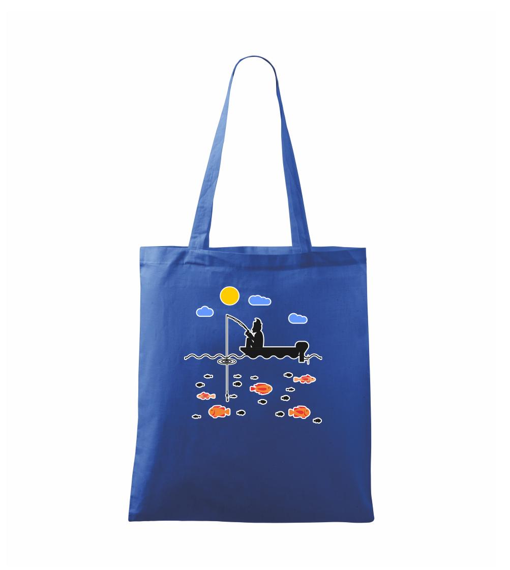 Rybář který má smůlu na loďce