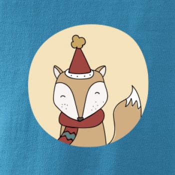 Vánoční liška v kolečku