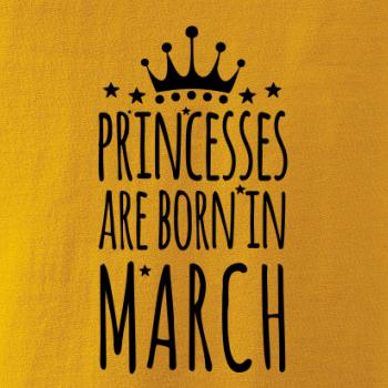 Princesses are born in March