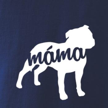 Stafordširský bullteriér máma obrys