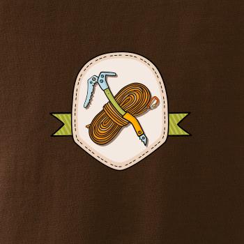 Horolezecké lano a cepín