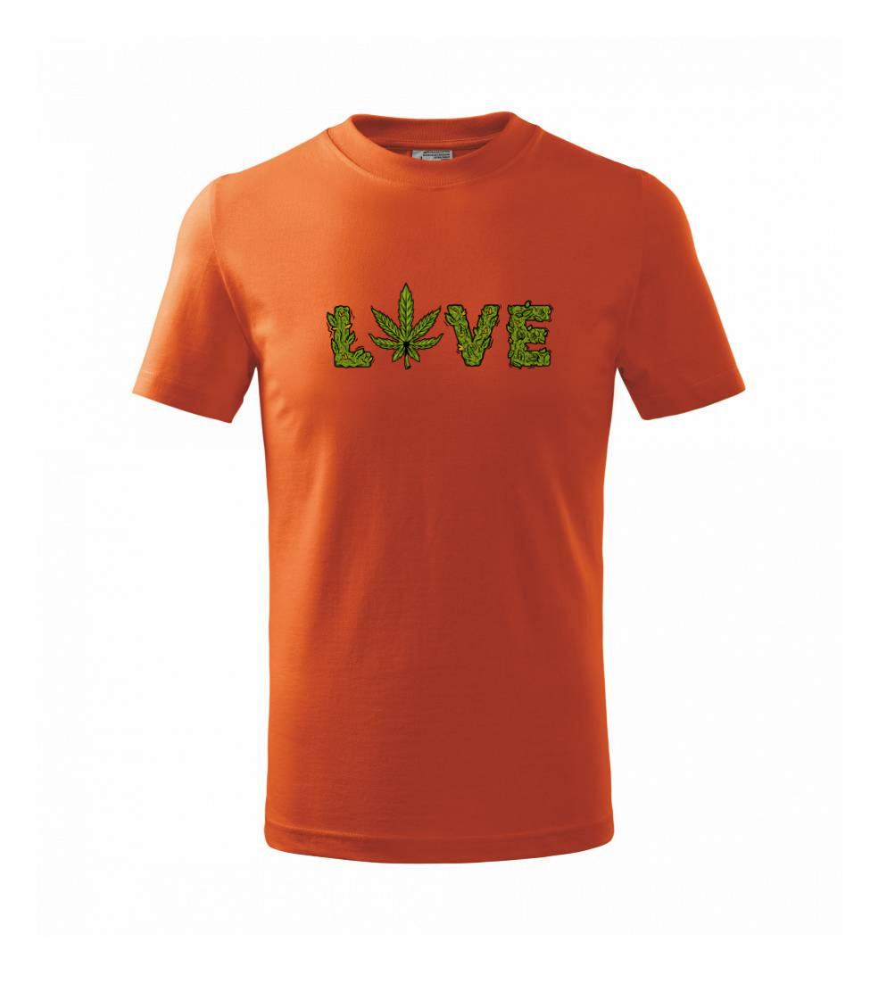 Konopí nápis love Konopí nápis love