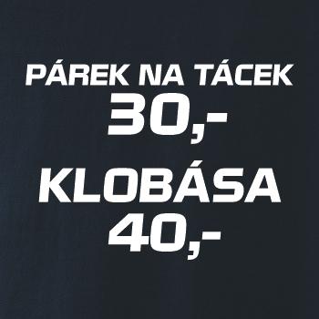 Párek na tácek a klobása