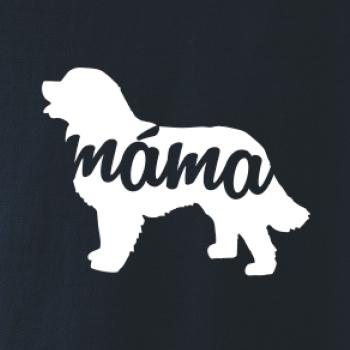 Bernský salašnický pes máma obrys