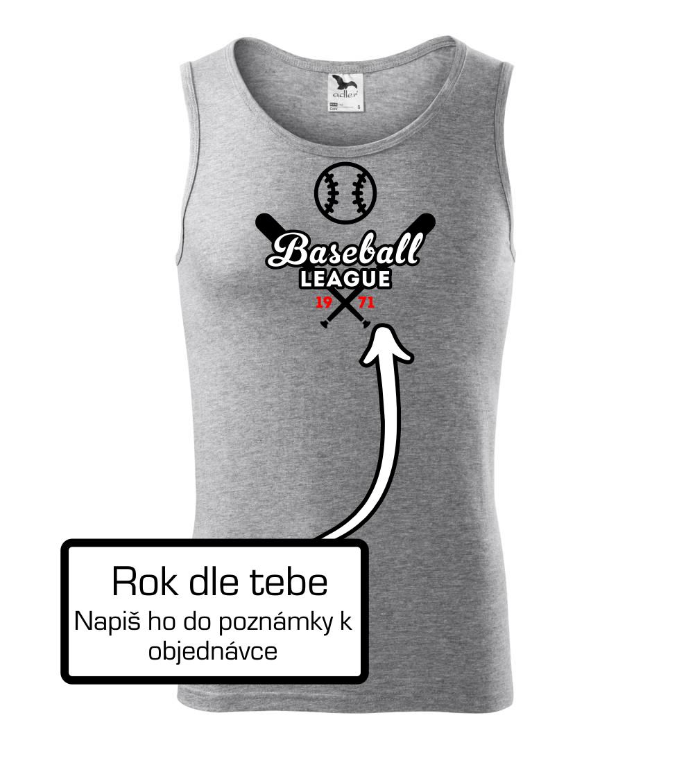 Baseball league vlastní ročník - Tílko pánské Core