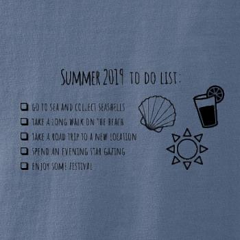 Summer 2019 to do list