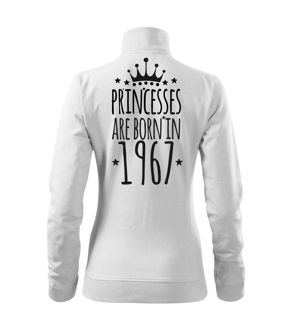 Princesses are born in 1967 - Mikina dámská Viva bez kapuce