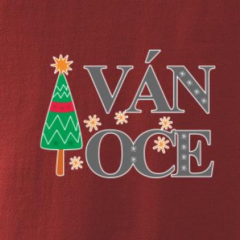 Napis Vánoce se stromkem