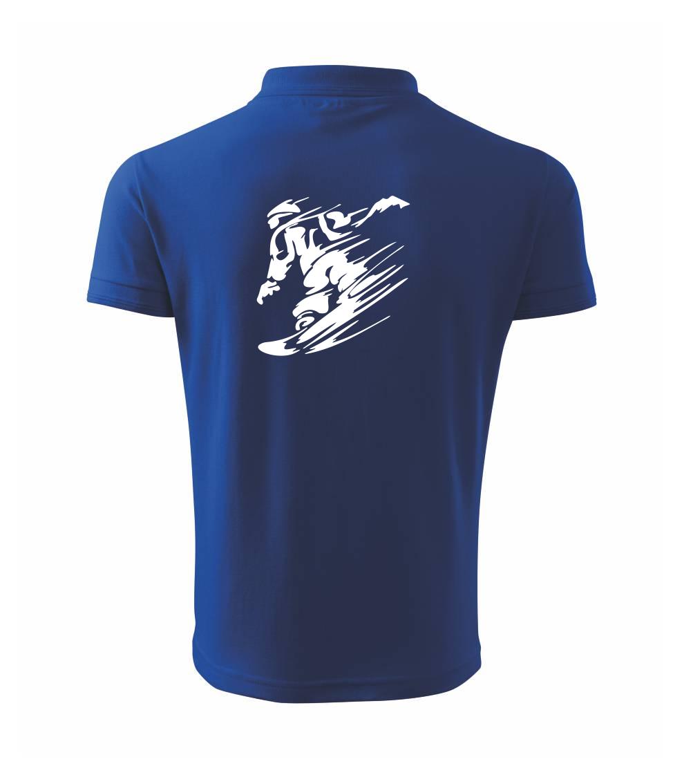 Rychlý snowboardista