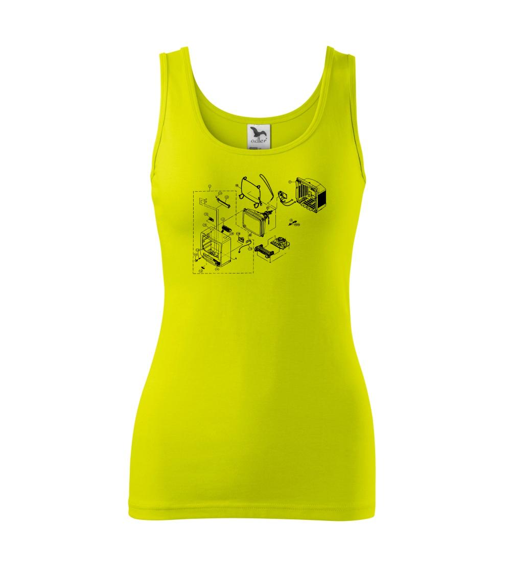 Nákres stará CRT televize