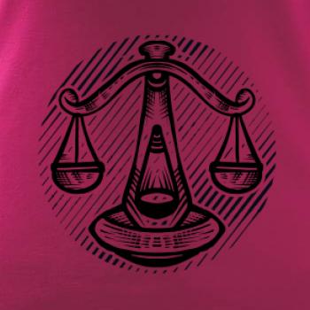 Váhy čárkovaný kruh