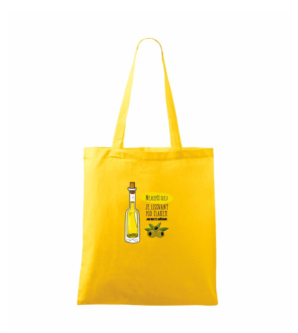 Nejlepší olej je lisovaný pod tlakem