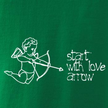 Start with love arrow