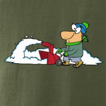 Frézování sněhu kreslené