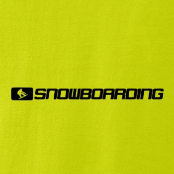 Snowboarding nápis