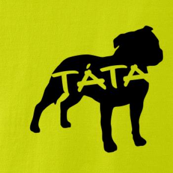 Stafordširský bullteriér táta obrys