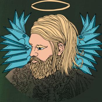 Anděl malovaný - muž (Pecka design)