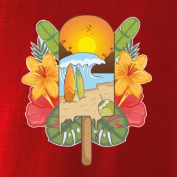 Léto, nanuk, moře, pláž