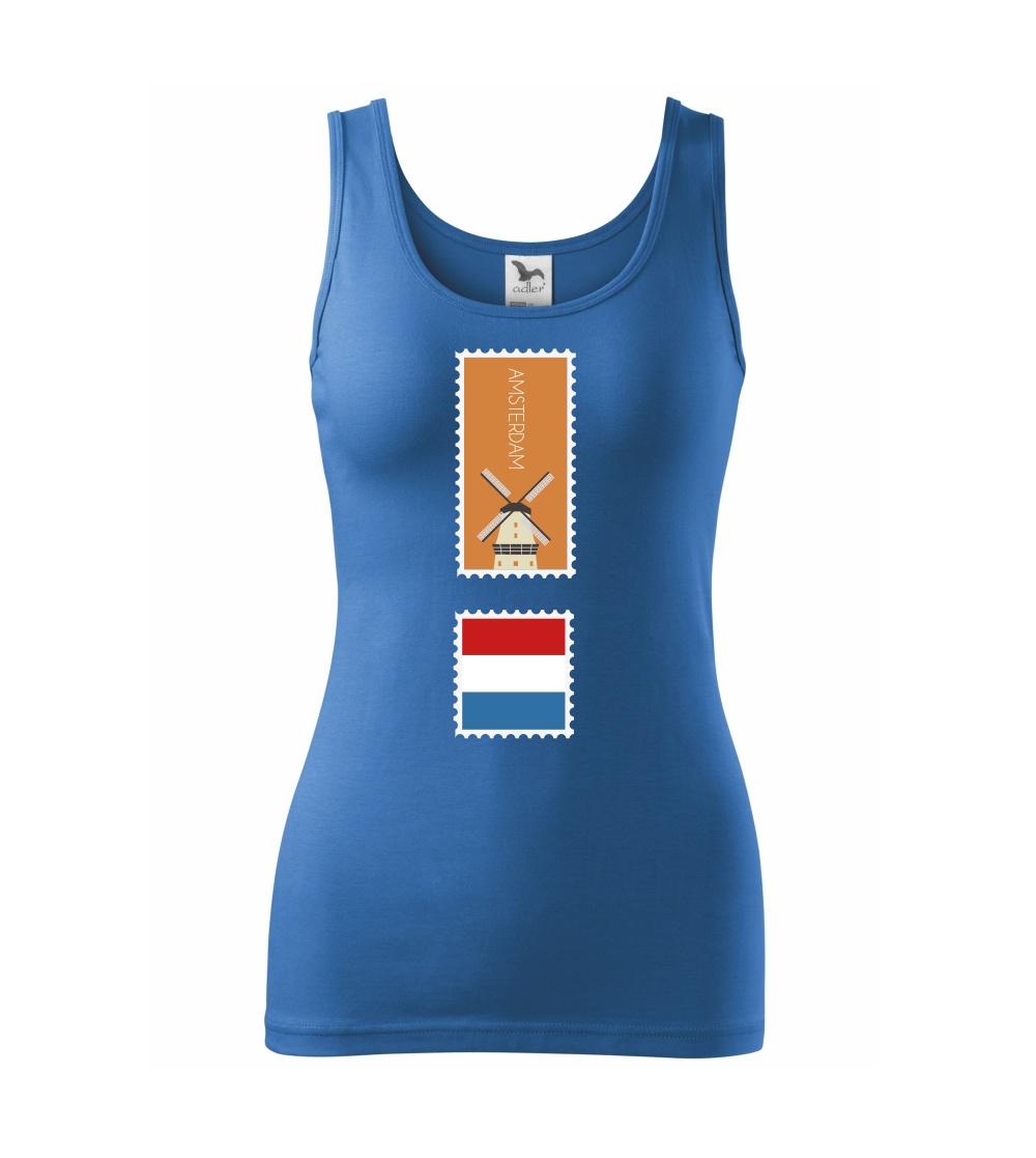 Amsterdam známka barevná