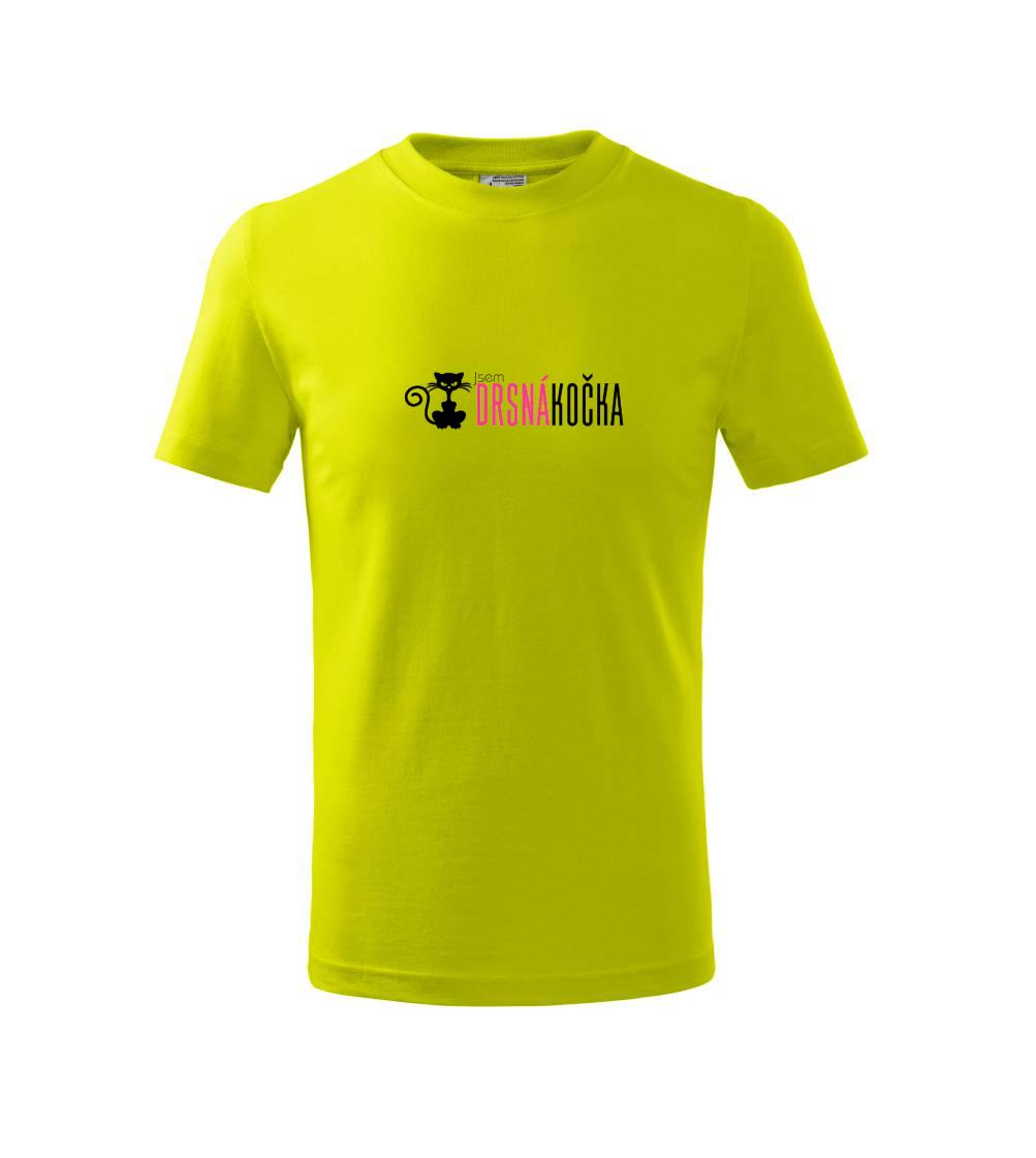 Jsem drsná kočka - Triko dětské basic