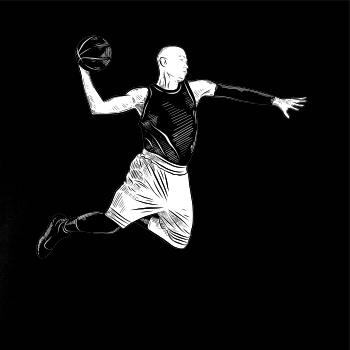 Basketbalista ve výskoku